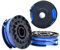 3 STK Trimmerspule und Schnurspule Ersatzgarnspule, Trimmerspule für WOLF GT840 GT850 GT-F10 ab Bjh 2013 9306821, ERSATZSPULE RT 2x 5m Ø1,6mm