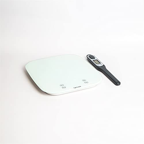 Taylor Gift-Boxed Pro Large Capacity Waterproof Digital Kitchen Scale 14kg Digital Waterproof Precision Thermometer