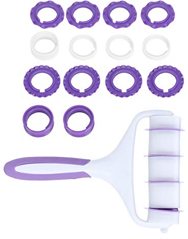Fondant Dough Roller Cutter Biscuits Pastry Molds, Fondant Cutter Wheel Roller Pastry Molds Dough Lattice Cutter, Household Baking Cake DIY Decorating Tool