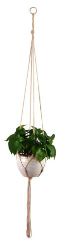 RAMGLYO Cesto da Appendere in Macramè Boho per Fiori - per Interni, Esterni, Soffitti, Balconi - Decorazioni Murali