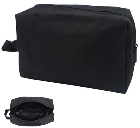 kulturbeutel Herren,kulturbeutel Damen,kulturtasche,waschtasche,kulturtaschen,waschbeutel,Kosmetiktasche Herren,Toiletry Bag,toiletttasche männer mit Griff,für Koffer und Handgepäck(Schwarz)