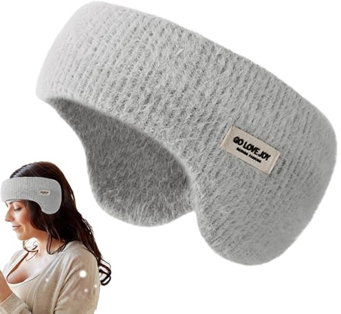 Soundproof Earmuffs for Sleeping, Sleeping Eye Masks Soft, Noise Cancelling Ear Muffs, Noise Reduction Ear Muffs for Sleeping, Ear Warmers Headband, Ear Muffs Winter for Study, Working, Napping