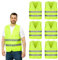 ROTKUSZ 6 Chaleco Reflectante Homologado Set, Chalecos Reflectantes Seguridad, Auto Chaleco De Seguridad, Chaleco de Seguridad de Alta Visibilidad para Conductor, Limpiadores, Trabajadores