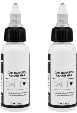 Kratzer Entferner Auto,Auto Innenraum Reiniger,Autolack-Kratzer-Entferner,Autopolitur Paint Restorer Politur Autokratzer Entfernen Reparaturset,V-Vaxy Car Scratch Repair Wax,50ML(2PCS)