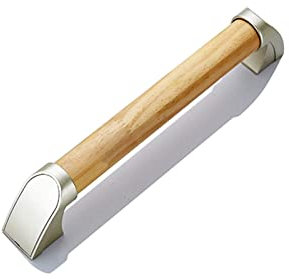 Haltegriffe fürs Badezimmer aus Holz, Haltegriffe fürs Badezimmer, Sicherheits-Haltegriff mit rutschfestem Griff, Bequeme Haltegriffe für Badewanne und Dusche für Behinderte und ältere Menschen, Schw