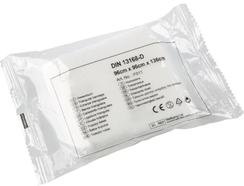 K.57 Dreieckstuch, weiß, 96x136cm, 2 Stück/Packung, 5 Packungen/VE