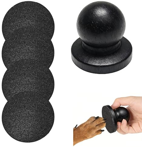 Smaoqingji Lima Unghie per Cani Legno - Set da 5 Pezzi, Nero, Kit Tagliabordi Animali Domestici, Adatto per la Cura Quotidiana e Delicata delle Unghie di Tutti Gli Animali Domestici