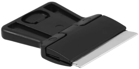 MUELODSIC Herramienta Raspadora de Plástico para Coche, Raspador de Película Automóviles, Escobilla de Goma para Vinilo, Limpiaparabrisas Portátil para Limpieza y Eliminación de Pegatinas,