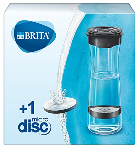 BRITA - Jarra filtrante Fill&Serve (1,3 L, color negro con 1 filtro de agua MicroDisc