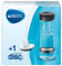 BRITA bouteille filtrante gris foncé (1,3 L), 1 filtre MicroDisc inclus - Réduit** certains PFAS***, le chlore, des particules fines