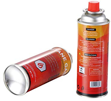 Pilot Imports 4 Butane Gas Bottles Canister Camping Heater Cooker Bbq