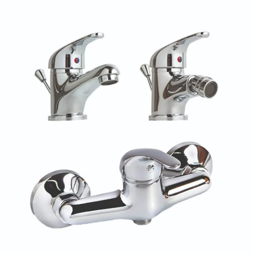 Kiamami Valentina Set ROBINETTERIE DE Bain pour LAVABO, Bidet ET Groupe Externe DE Douche | Enter