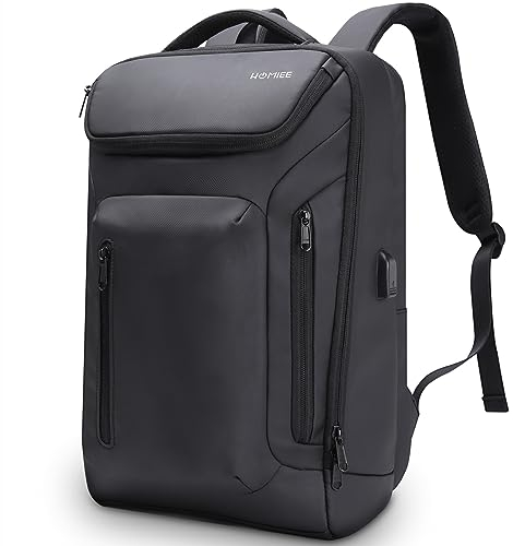HOMIEE Rucksack Herren, 15,6 16 Zoll Laptop Rucksäck Wasserdicht, Handgepäck Flugzeug Reiserucksack business Rucksack Travel Backpack Laptoptasche für Schule Arbeit Uni