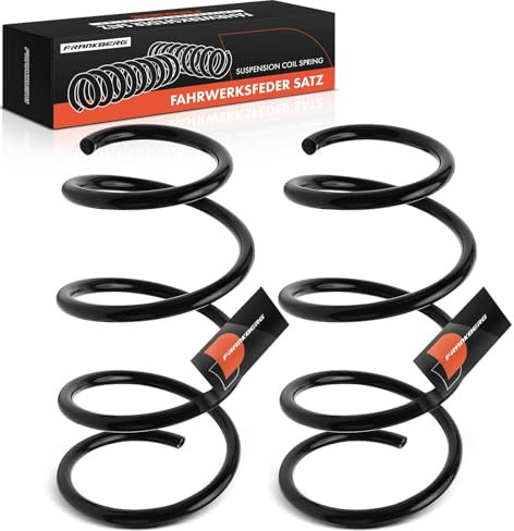Frankberg 2x Muelles de Suspensión Eje delantero Compatible con Avensi.s T25 2003-2008 Avensi.s Station Wagon T25 2003-2008 Avensi.s Berlina T25 2003-2008 Replace# 4092559