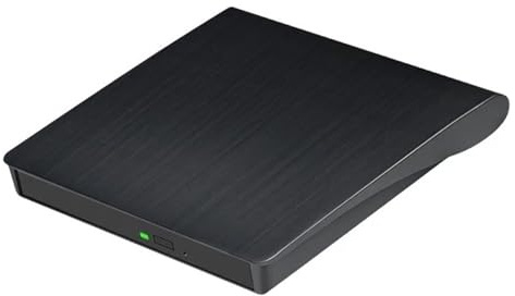 Extern DVD-spelare USB 3.0 Bärbar DVD RW-enhet CD-brännare Kompatibel Bärbar Dator Skrivbord Svart(Black)