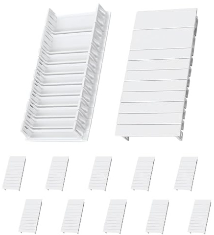 12 Pcs Obturateur Tableau Electriquee Shneider, Extensibles à 12TE | Obturateur Tableau Electrique Universel, Compatibles Différentes Marques de Cache Aveugle pour Tableau de Distribution
