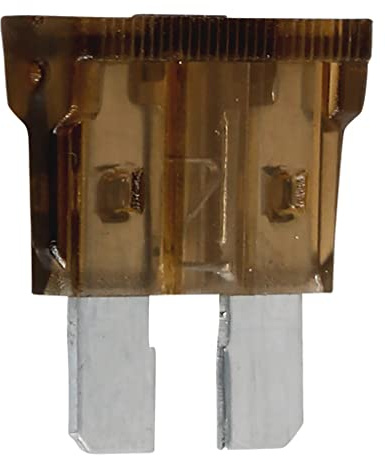 OROK - Lot de 10 fusibles 7.5A enfichables Marron, fusible Voiture 7.5A, fusible Plat 7.5A - pour Tous Types de véhicules (véhicules Utilitaire, engins agricoles...) - Fusibles Plats pour Auto