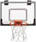 Pure2Improve Fun Hoop Classic, Indoor-Basketballkorb für Kinder, Mini Basketballkorb für Zimmer Inklusive Basketball, Ring, Türhalterung, Rückwand, Netz durchsichtig