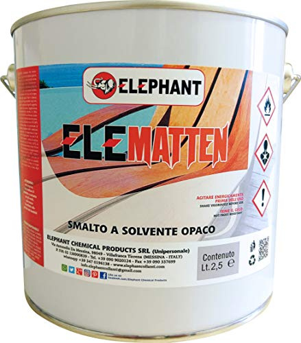 Solvent Matte Nail Polish Ele Matten 2,5lt – For Indoor And Outdoor Wooden