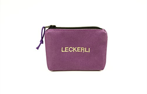 ANDREAS WIPPER Mit Wunschname möglich. Leckerlibörse, Futterbeutel, Leckerlibeutel, Futtertasche für Hunde, Leckerlitasche Pocket Violet Edition