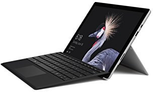Microsoft Surface Pro - Tablet da 12,3 (Intel Core i5, 4 GB di RAM, 128 GB di memoria interna, Windows 10 Pro), colore: Argento