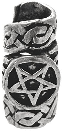 Pentagramm Bartperle Haarperle 925 Silber, 6 mm 1509