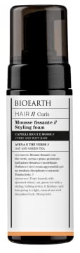 Bioearth Mousse Fissante Capelli Ricci E Mossi 150 ml Avena E Thè Verde Eco Bio Vegan