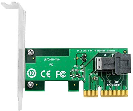 NFHK PCI-E 4X to U.2 U2 Kit SFF-8639 NVME PCIe SSD Adapter for Mainboard SSD 750 p3600 p3700 M.2 SFF-8643
