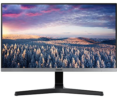 SAMSUNG S24R35AFHU, Ecran PC, Dalle IPS 24, Resolution Full HD (1920 x 1080), 60Hz, Contraste 1000:1, 5 ms, HDMI + VGA, Gris foncé, AMD FreeSync, LS24R35AFHUXEN
