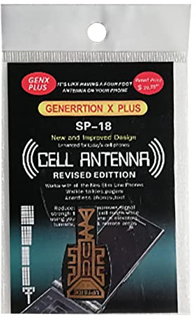 Cell Antenna Booster Aufkleber | -18 Verbesserung des Telefonsignals | 10-teiliger Handy-Signalverstärker, Antennensignalverstärker, Booster-Signal für Outdoor-Camping