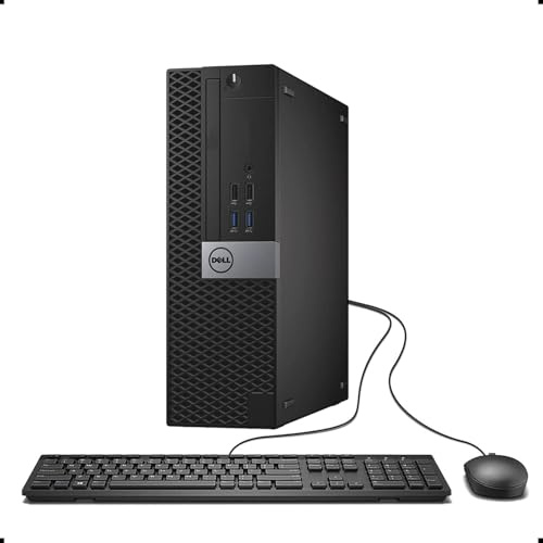 Dell OptiPlex 7040 Desktop Computer PC, Intel Core i7-6700 Processor up to 4.0 GHz, 32GB DDR4 RAM, 1TB M.2 NVMe SSD, Built-in Wi-Fi, Bluetooth, Windows 11 Pro - (Renewed)