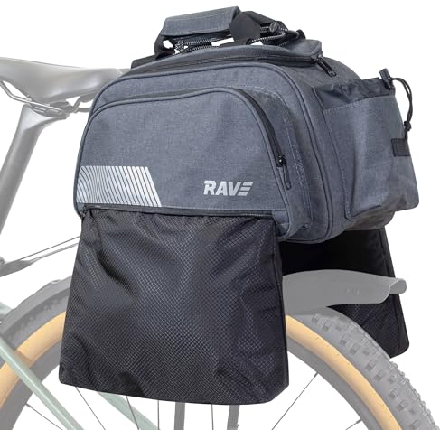 RAVE Gepäckträgertasche Fahrradtasche Kühltasche 8 Liter & 2 Außentaschen je 6 Liter | Fahrradtasche, Fahrradtaschen für Gepäckträger, Fahrradtasche Gepäckträger