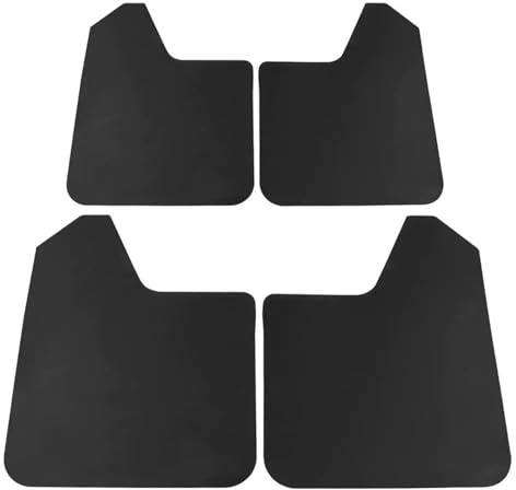 Auto Paraspruzzi 4 Pz Fender Paraspruzzi Paraspruzzi Con Rivetti Universale Plastica Rigidità Spruzzabilità Classico Per Auto SUV Van Pick-up Parafango Auto