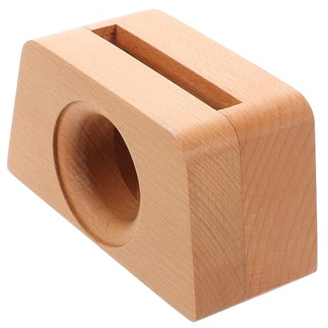 Hemobllo Amplificador De Altavoz De Madera Soporte para Teléfono Mejora Sonido Decoración para Escritorio