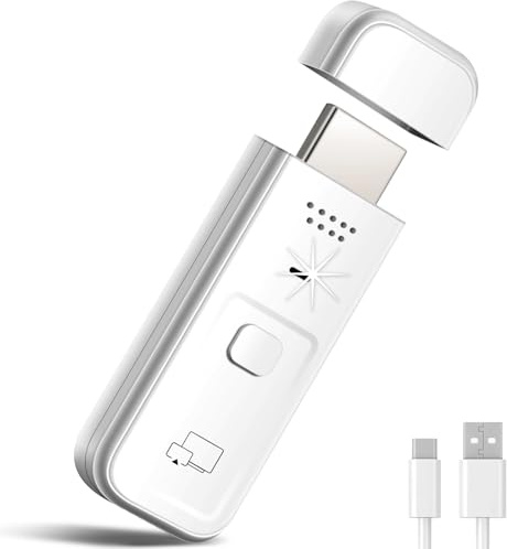 Wireless HDMI Display Dongle Adapter, 1080P Plug & Play HDMI Extender Wireless Receiver for Smartphone/PC/Laptop to TV/Monitor/Projector, HD Streaming Video/Audio, AirPlay & Miracast, for Meetings