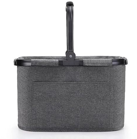Tragekorb Faltbar 30L Einkaufskorb Groß Picknickkorb mit Gepolsterten Griffen Praktischer Klappkorb Einkaufstasche mit Alurahmen Stabiler Korb - ideal für Reisen/Picknick/Einkaufen/Geschenk