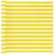 NQJIBUE Article - Paravent de balcon jaune et blanc 90 x 500 cm en polyéthylène haute densité - Pour pelouse et jardin, extérieur - Parapluies et parasols