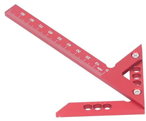 Center Line Scriber Aluminum Alloy, 45-Degree Angle Woodworking Marking Tools, Center Finder