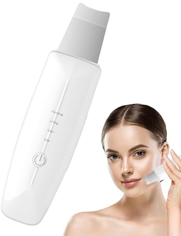 Espátula facial para depurador de piel, raspador de piel facial,Limpiador de poros con 4 modos | Herramienta de estiramiento, extractor de espinillas, raspador recargable por USB para el cuidad