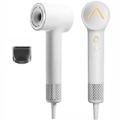 Nova Lonic Hair Dryer,200 Million Negative Ionic Hairdryer, High Speed Mute, Intelligent Temperature Control and Negative Ion Technology, 110,000 RPM Hair Dryer with Diffuser and Holder