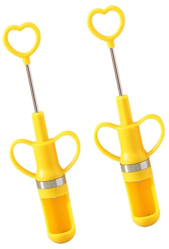 Zerodeko 2Pcs Cherry Pitter Tool Fruit Core Remover Kitchen Gadget Clean Multi-function Fruit Corer for Cherries Plums and Dates
