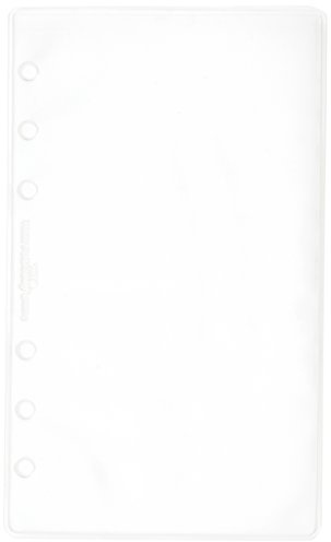 Filofax B133612 Personal Klarsichthülle, oben offen, Weiß