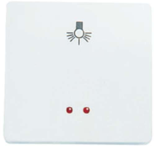 Niessen stylo - Pulsador timbre visor serie stylo blanco marfil