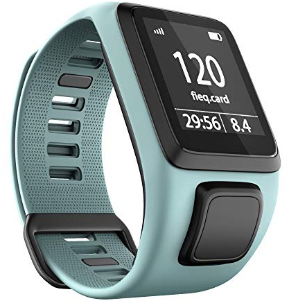 ANBEST Bracelet en TPU Compatible avec Tomtom Runner 3/Spark 3/Runner 2/Adventurer 2 Bracelet, Bande Confortable Adapté au Tomtom Runner 2 Music/Spark 3 Cardio Montre Intelligente, Sarcelle