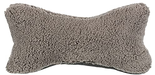 TRIXIE 38000 Kopfkissen Bendson, 40 × 22 cm, hellgrau/dunkelgrau, Schwarz