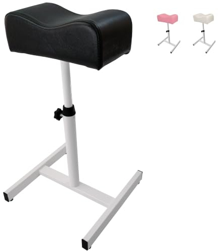 Beltom® Einstellbar Fußpflege Pediküre Beinauflage Beinstütze tragbar Fußstütze Maniküre - Schwarz