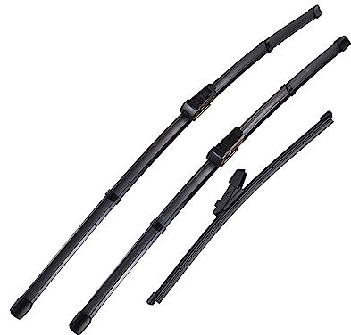 Auto Wischerblätter Für VW Für Polo 6R Fließheck 2009-2017 LHD Auto Windschutzscheibe Windschutz Fenster Pinsel Vorne Und Hinten Hinten Wischer Set Kit Scheibenwischerarm Blatt