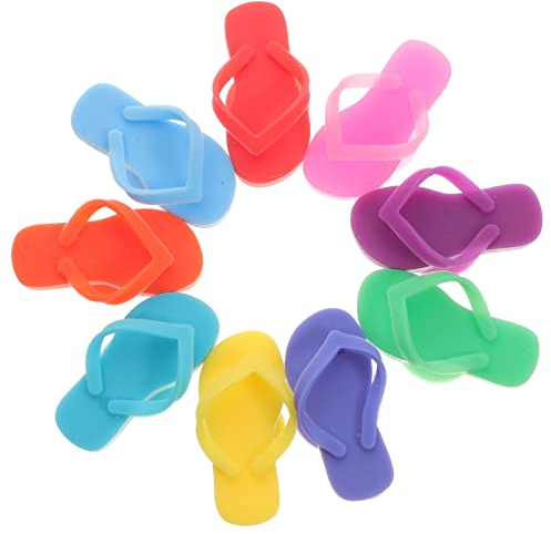 UPKOCH 9pièces Lot De Marqueurs Décoratifs Pour Verres à Vin Breloques Silicone Anneaux De Serviette