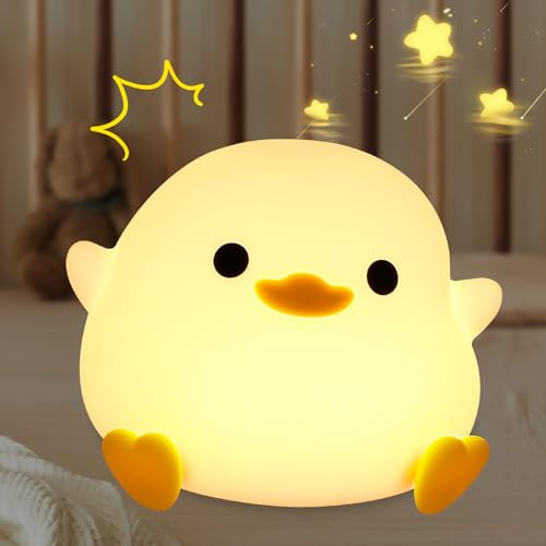 Luce Notturna Bambini Lampada Paperella Led Lampada Notturna Anatra Lampada Da Comodino Lampada Paperella Ricaricabile Dimmerabile Luci Notturne Portatile Per Bambini Camera Decorazioni Regalo