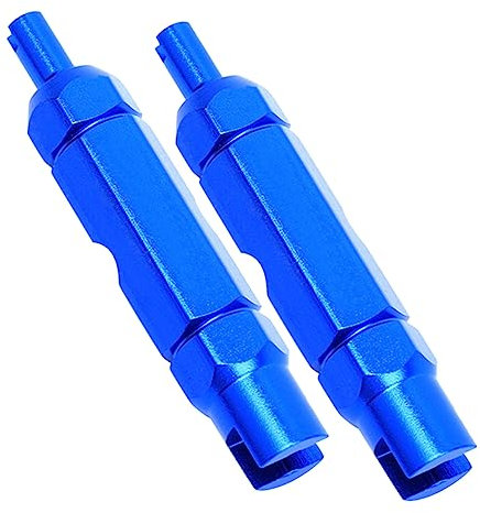 Happyyami 2stücke Fahrradventil Werkzeug Aluminiumlegierung Gasdüse Wrench Multifunktionales Entsorgungstool Für Französische Und Amerikanische Ventile Tragbar Und Rutschfest